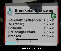 Kolonnenweg-Grenzspuren im Harz